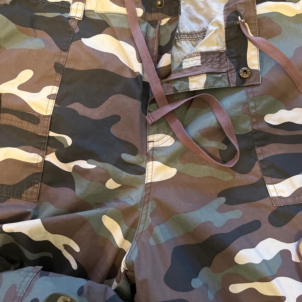 Camo cargo pants